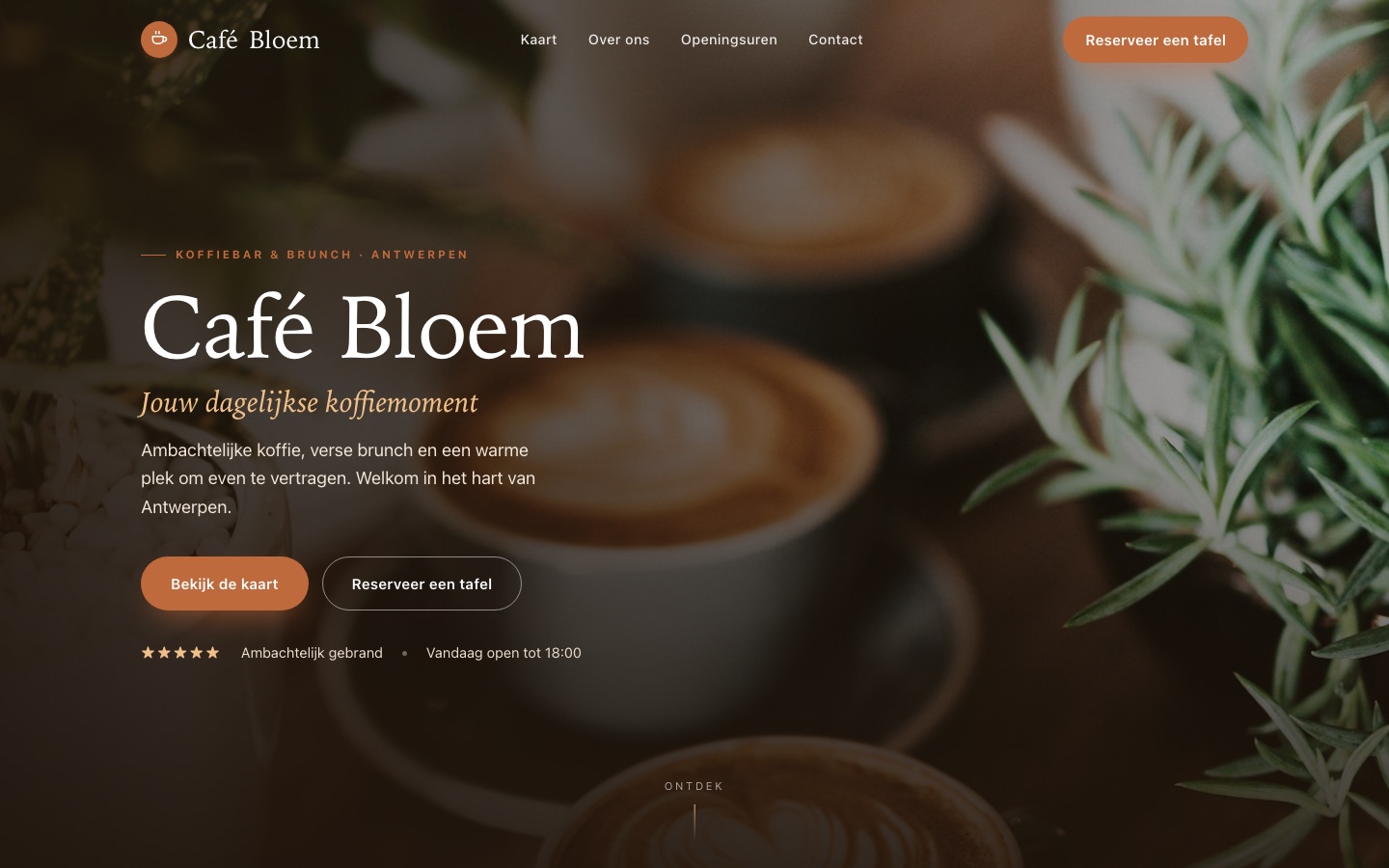 Koffiebar maquette