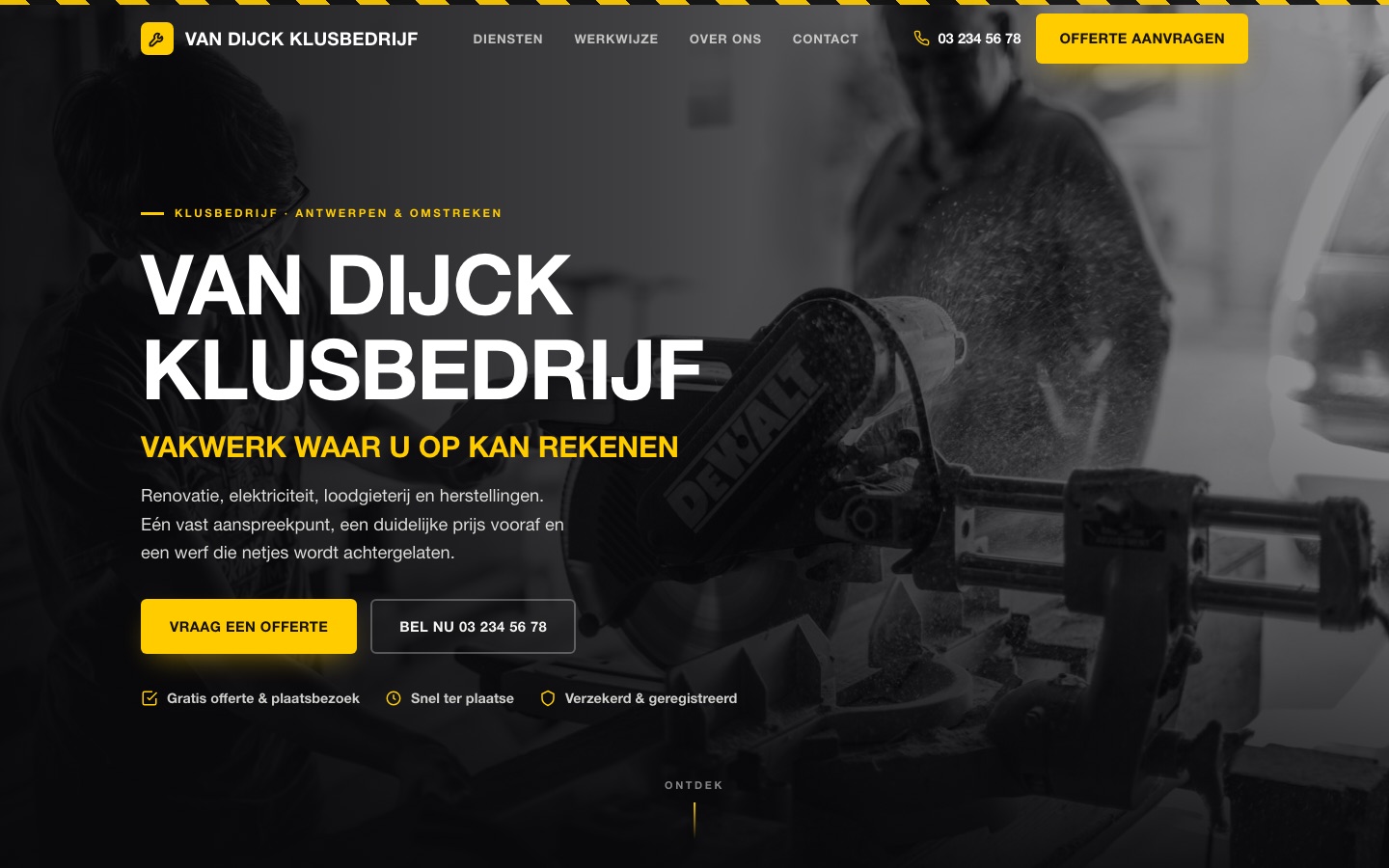 Klusbedrijf maquette