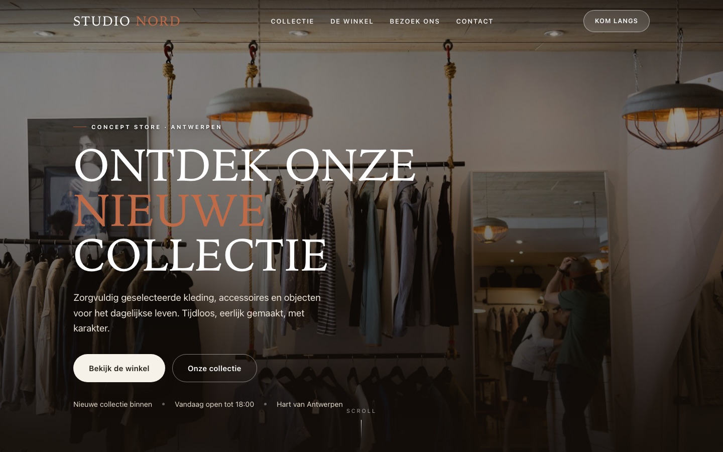 Concept store maquette